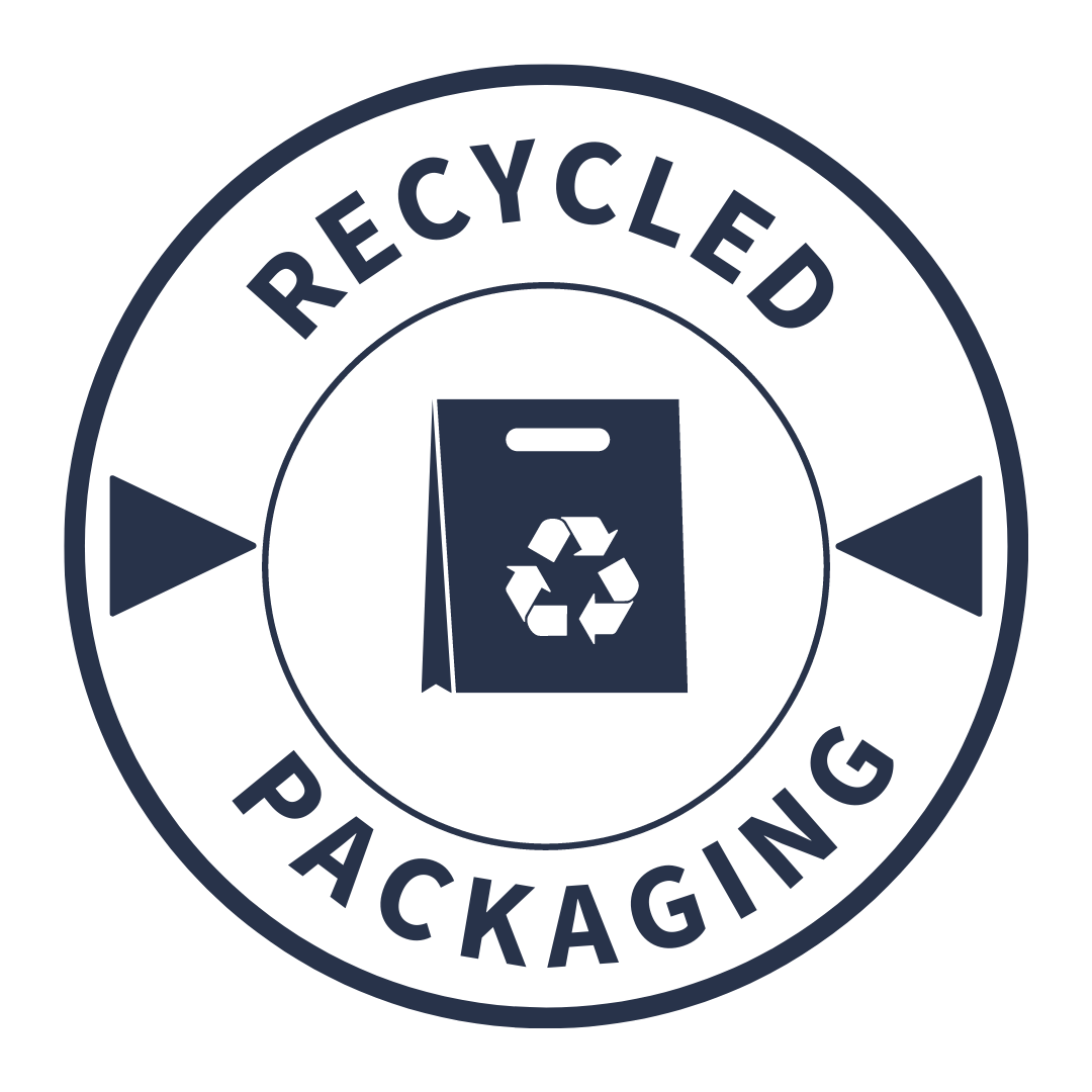 LUCKE Recycled packaging badge