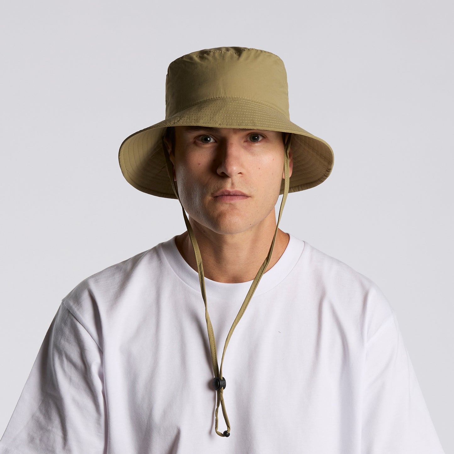 Nylon Wide Brim Bucket Hat | 1174