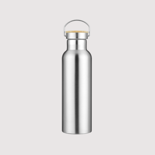 Double wall vacuum stainless steel bottle