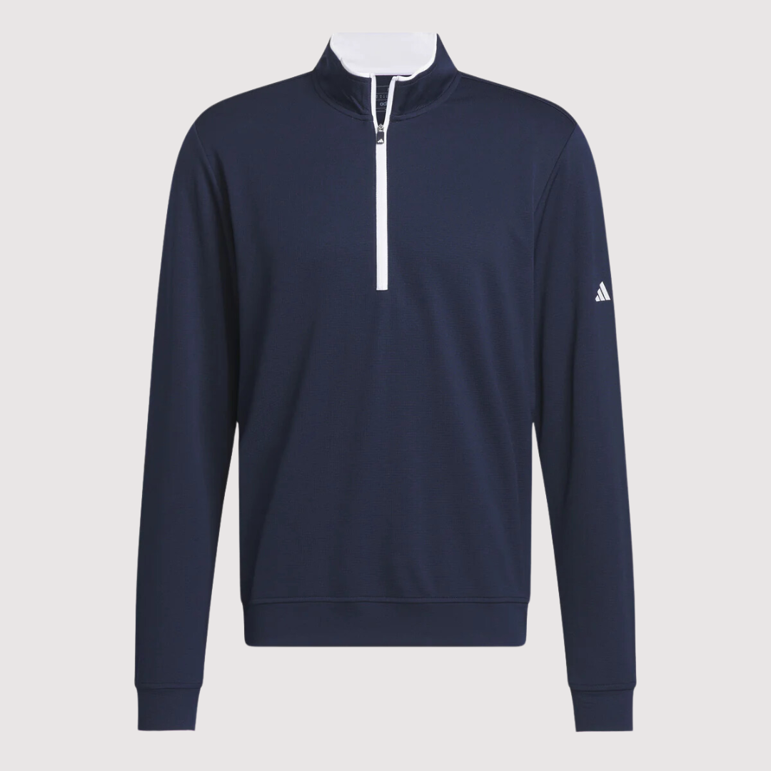 Adidas Mens Recycled Lightweight Quarter Zip Pullover Adidas