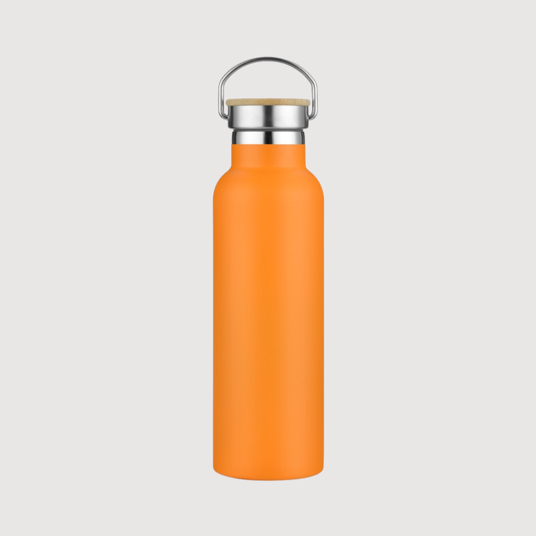 Double wall vacuum stainless steel bottle