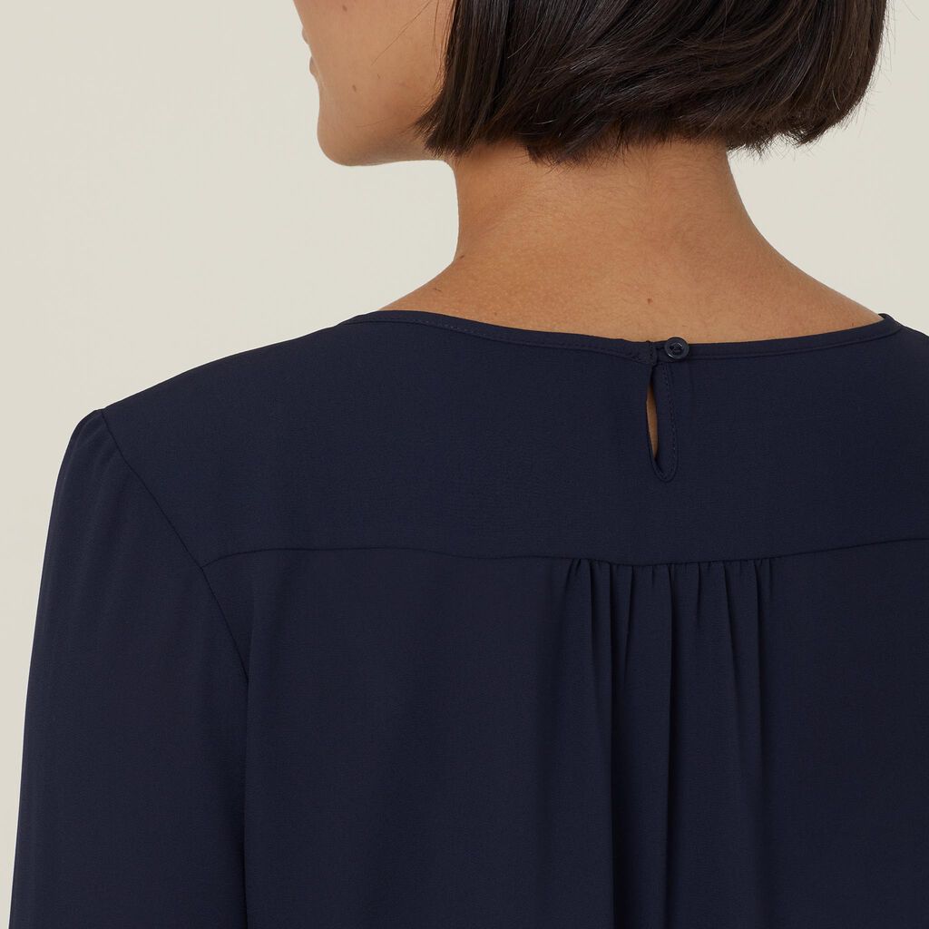 Fluted Sleeve Top Avignon