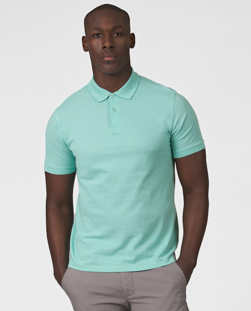 Mens Inspire Polo | Organic Cotton | Custom LUCK•E