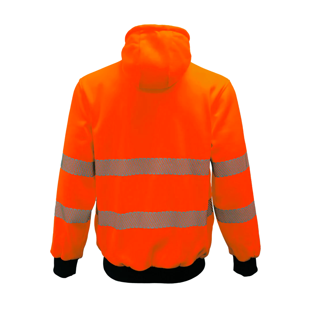 Hi Vis Recycled Zipped Hoodie Result