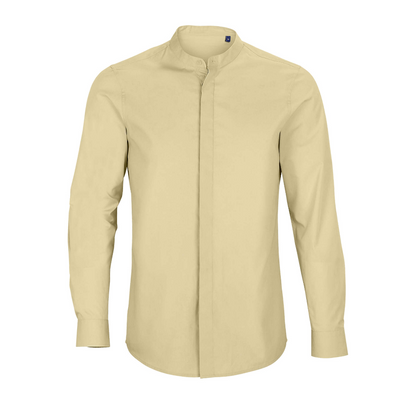 Men's Mandarine Collar Shirt - Organic Blend Sol's