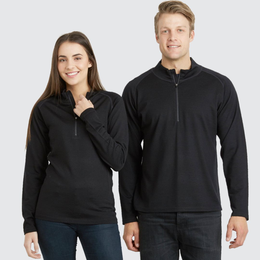 Womens Alpine Merino 1/2 Zip - M902 Cloke