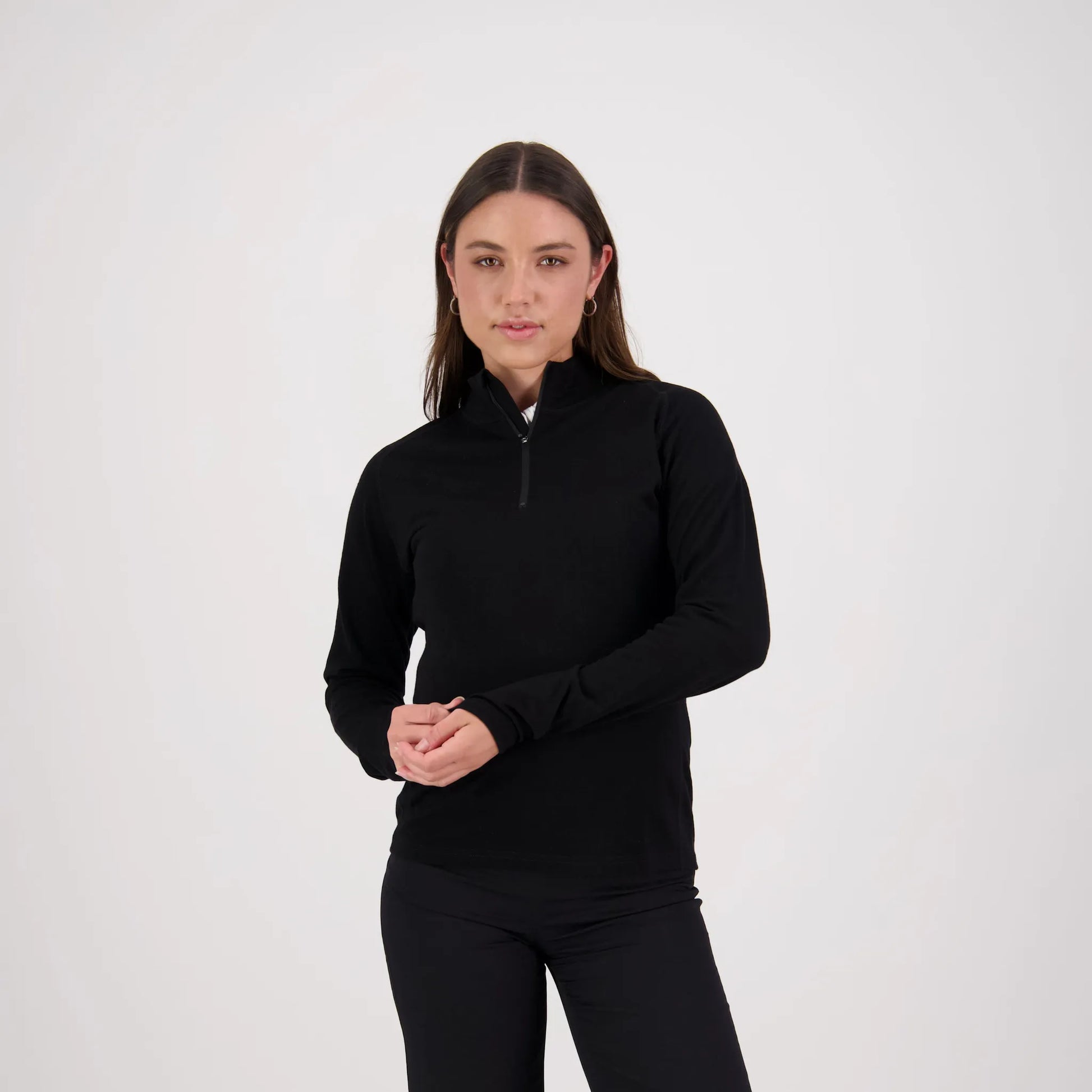 Womens Alpine Merino 1/2 Zip - M902 Cloke